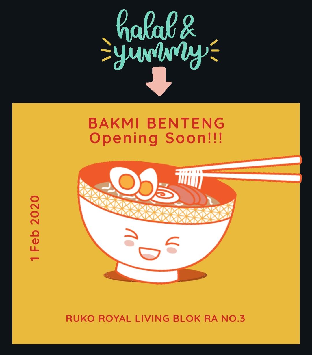 OPENING SOON BAKMI BENTENG!